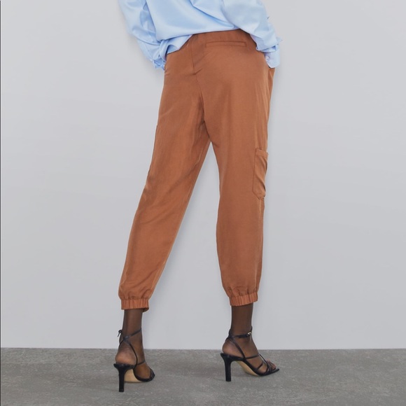 ZARA NWT JOGGERS CARGO PANTS - Picture 3 of 6